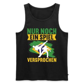 Capoeira Capoeirista - Men's Premium Organic Tank Top - black - Front - Michal (187cm)