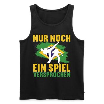 Capoeira Capoeirista - Men's Premium Organic Tank Top - black - Front - Michal (187cm)