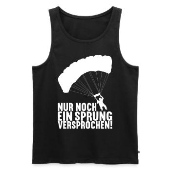 Parachutiste Parachutiste - Débardeur bio Premium Homme - noir - Devant - Michal (187cm)