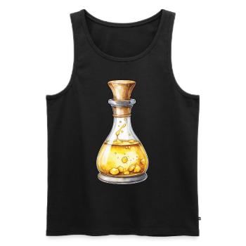 Ästhetisches Gaming Zaubertrank Design Ikonisch - Männer Premium Bio Tank Top - Schwarz - Vorne - AI Model Male 178 light (178cm)
