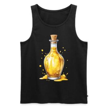 Zaubertrank Ästhetisches Gaming & Ikonisches Gamer - Männer Premium Bio Tank Top - Schwarz - Vorne - Michal (187cm)