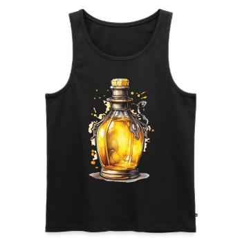 Zaubertrank Ästhetisches Gamer Design Streetwear - Männer Premium Bio Tank Top - Schwarz - Vorne - Michal (187cm)