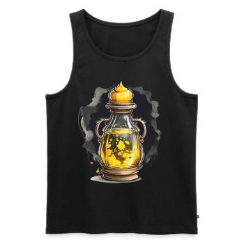 Ästhetisches Zaubertrank Gaming Design Ikonische - Männer Premium Bio Tank Top - Schwarz - Vorne - AI Model Male 178 light (178cm)