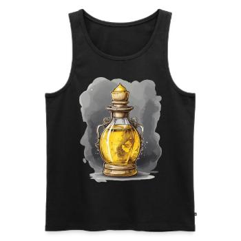 Zaubertrank Ästhetisches Gamer Design Streetwear - Männer Premium Bio Tank Top - Schwarz - Vorne - Michal (187cm)