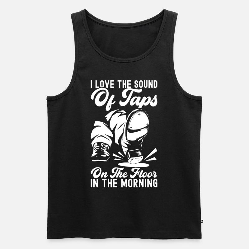 Stepptanz Stepptänzer - Männer Premium Bio Tank Top - Schwarz