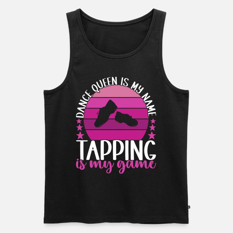 Stepptanz Stepptänzer - Männer Premium Bio Tank Top - Schwarz
