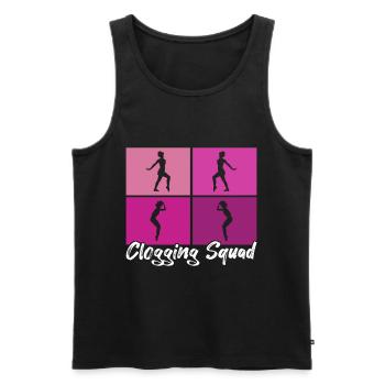Tap Dance Tap Dancer - Men's Premium Organic Tank Top - black - Front - Michal (187cm)