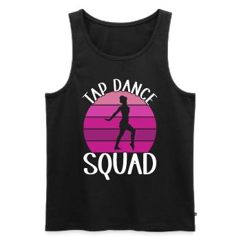 Tap Dance Tap Dancer - Men's Premium Organic Tank Top - black - Front - Michal (187cm)