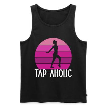 Tap Dance Tap Dancer - Men's Premium Organic Tank Top - black - Front - Michal (187cm)