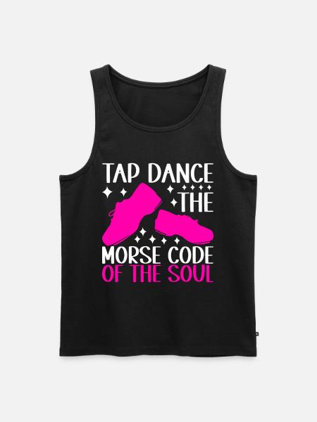 Tap Dance Tap Dancer - Men's Premium Organic Tank Top - black