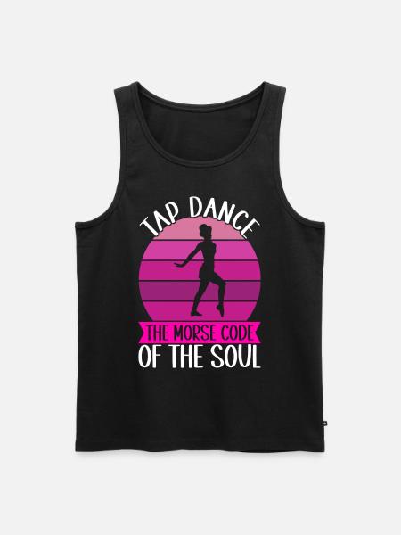 Stepptanz Stepptänzer - Männer Premium Bio Tank Top - Schwarz
