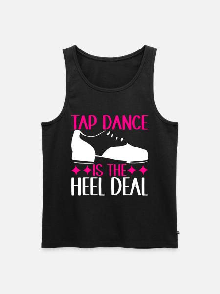 Stepptanz Stepptänzer - Männer Premium Bio Tank Top - Schwarz