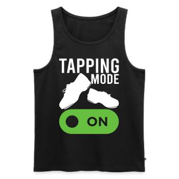 Tap Dance Tap Dancer - Men's Premium Organic Tank Top - black - Front - Michal (187cm)