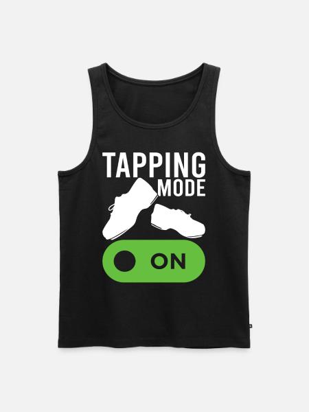 Tap Dance Tap Dancer - Men's Premium Organic Tank Top - black