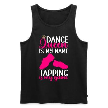 Tap Dance Tap Dancer - Men's Premium Organic Tank Top - black - Front - Michal (187cm)
