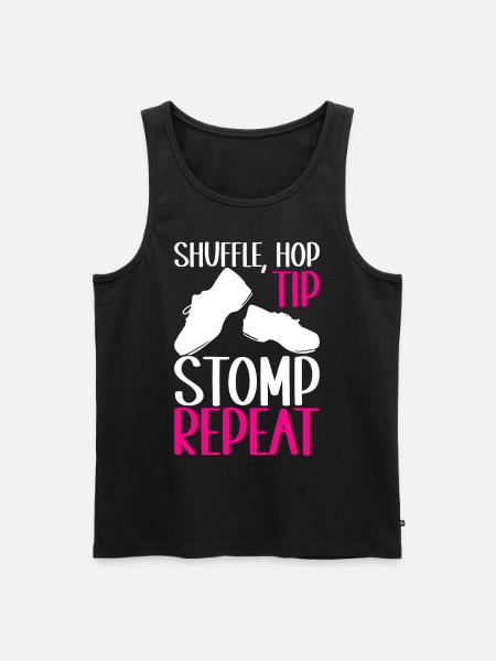 Stepptanz Stepptänzer - Männer Premium Bio Tank Top - Schwarz