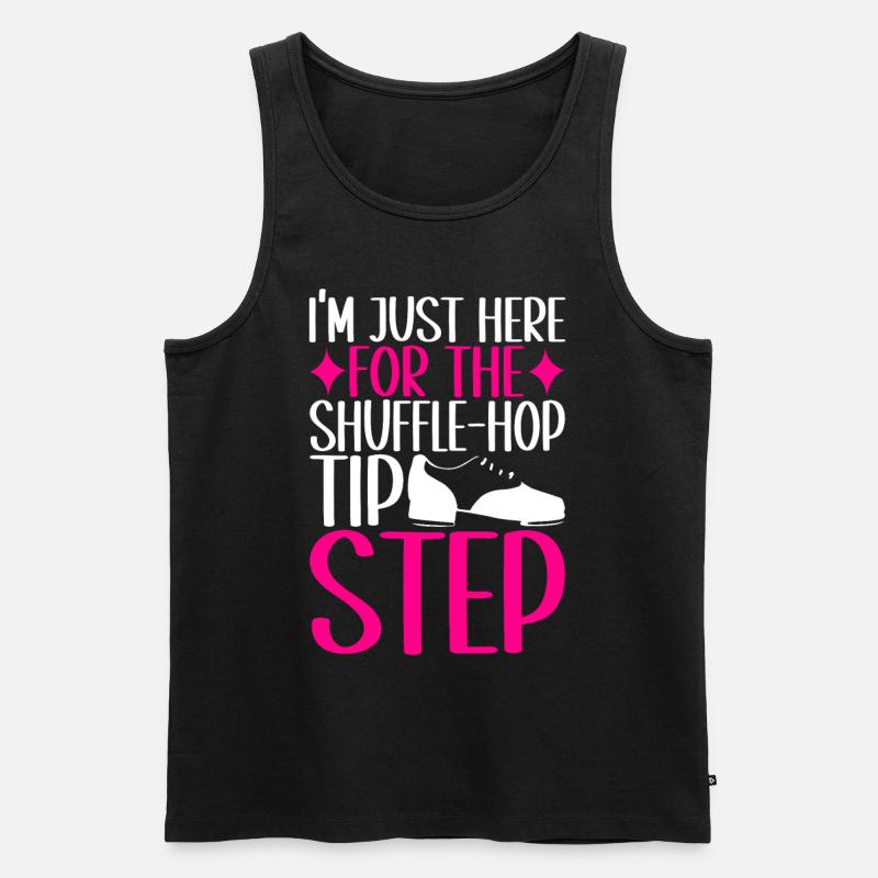Stepptanz Stepptänzer - Männer Premium Bio Tank Top - Schwarz