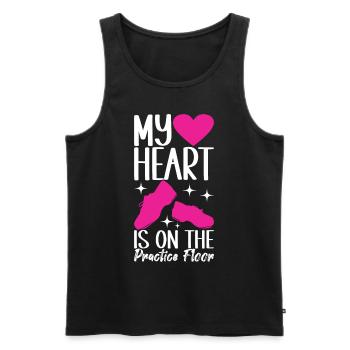 Tap Dance Tap Dancer - Men's Premium Organic Tank Top - black - Front - Michal (187cm)