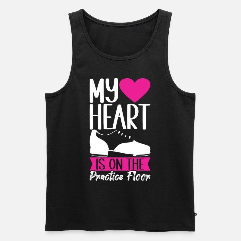 Stepptanz Stepptänzer - Männer Premium Bio Tank Top - Schwarz