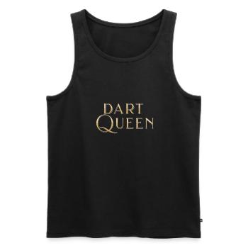 T-shirt Dart Queen Players - Débardeur bio Premium Homme - noir - Devant - AI Model Male 178 light (178cm)