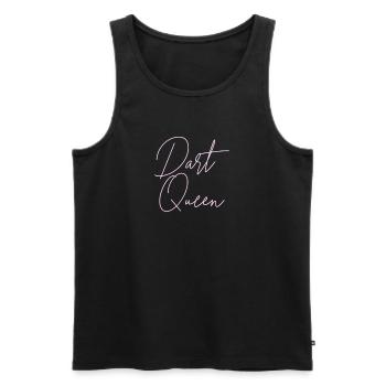 T-shirt Dart Queen Players - Débardeur bio Premium Homme - noir - Devant - AI Model Male 178 light (178cm)