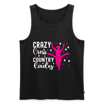 XC Running Running Runner Cross Country - Men's Premium Organic Tank Top - black - Front - Michal (187cm)