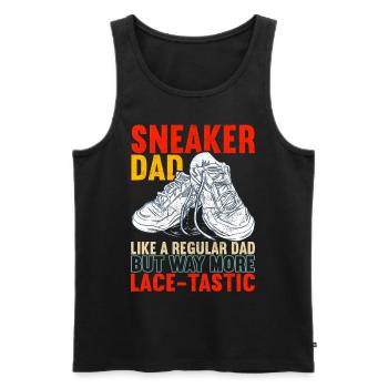 Sneakerhead Sneaker Collector - Débardeur bio Premium Homme - noir - Devant - Michal (187cm)