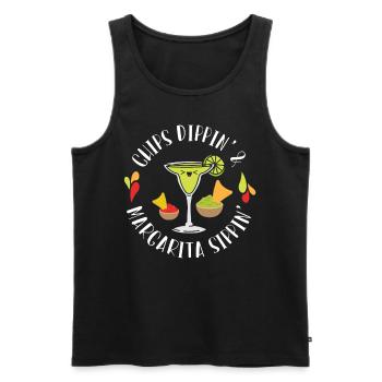 Cinco De Mayo Fiesta T-shirt - Débardeur bio Premium Homme - noir - Devant - Michal (187cm)