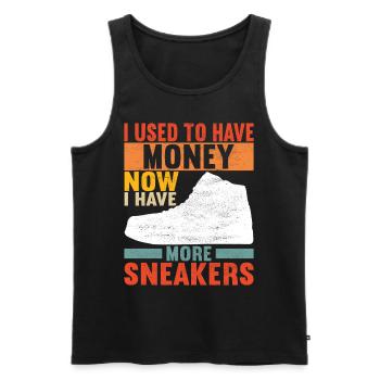 Sneakerhead Sneaker Collector - Men's Premium Organic Tank Top - black - Front - AI Model Male 178 light (178cm)