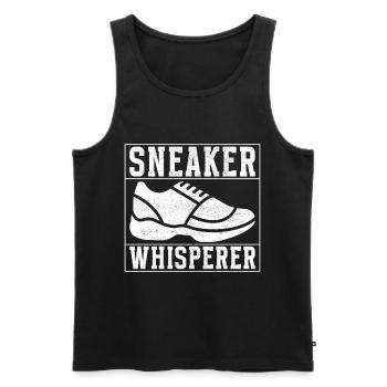 Sneakerhead Sneaker Collector - Men's Premium Organic Tank Top - black - Front - AI Model Male 178 light (178cm)