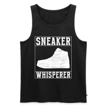 Sneakerhead Sneaker Collector - Débardeur bio Premium Homme - noir - Devant - Michal (187cm)