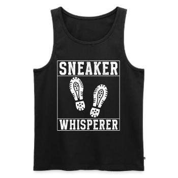 Sneakerhead Sneaker Collector - Débardeur bio Premium Homme - noir - Devant - Michal (187cm)
