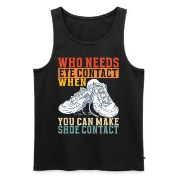 Sneakerhead Sneaker Collector - Men's Premium Organic Tank Top - black - Front - AI Model Male 178 light (178cm)