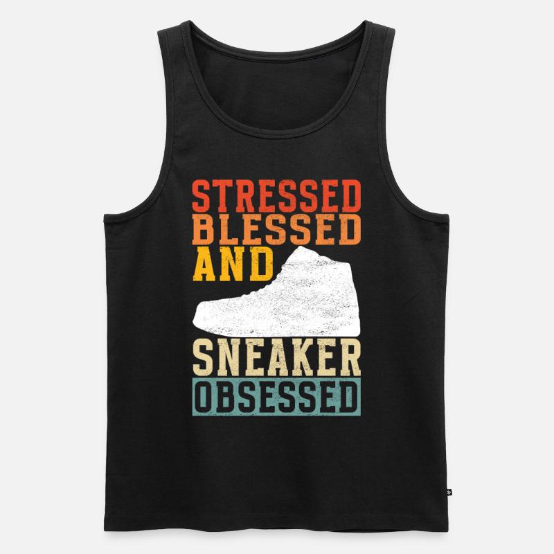 Sneakerhead Sneaker Collector - Männer Premium Bio Tank Top - Schwarz