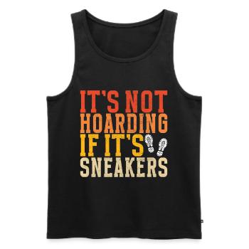 Sneakerhead Sneaker Collector - Men's Premium Organic Tank Top - black - Front - AI Model Male 178 light (178cm)