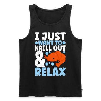 Marine Biology Marine Biologist - Men's Premium Organic Tank Top - black - Front - AI Model Male 178 light (178cm)