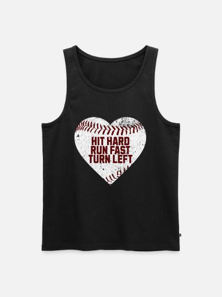 Baseball Heart Strategy Tee - Männer Premium Bio Tank Top - 