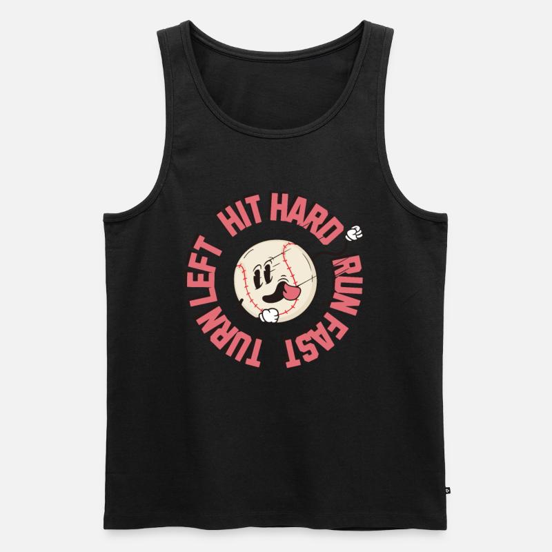 Baseball Heart Strategy Tee - Männer Premium Bio Tank Top - undefined