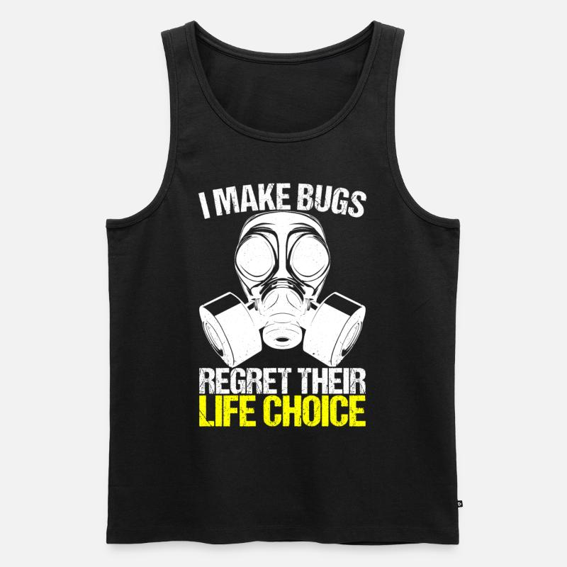 Schädlingsbekämpfung Kammerjäger - Männer Premium Bio Tank Top - Schwarz