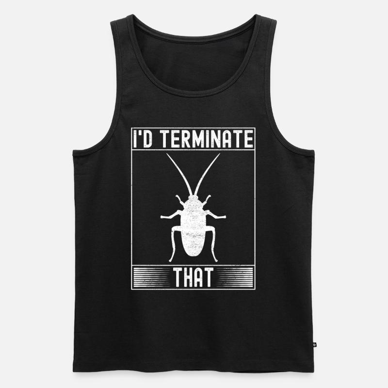 Schädlingsbekämpfung Kammerjäger - Männer Premium Bio Tank Top - Schwarz