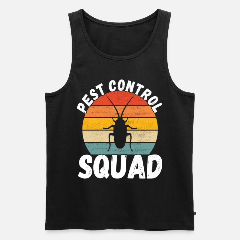 Schädlingsbekämpfung Kammerjäger - Männer Premium Bio Tank Top - Schwarz