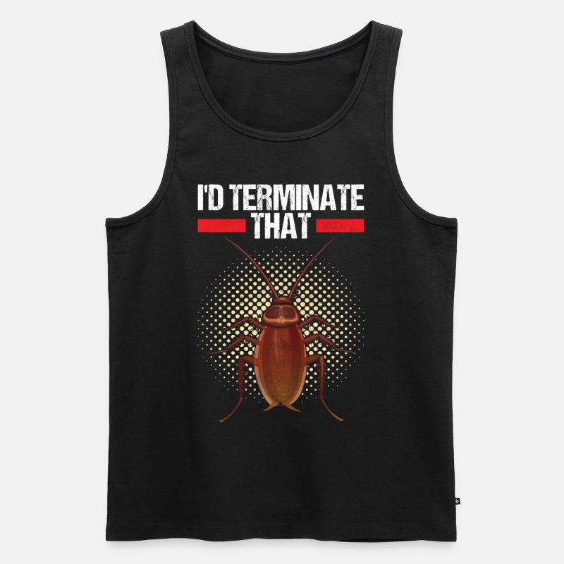 Schädlingsbekämpfung Kammerjäger - Männer Premium Bio Tank Top - Schwarz