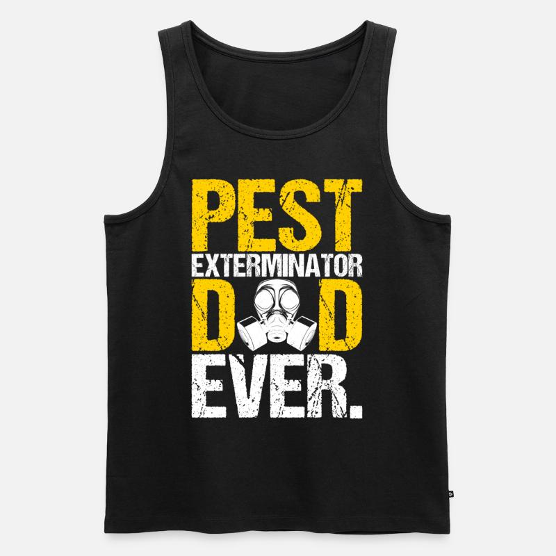 Schädlingsbekämpfung Kammerjäger - Männer Premium Bio Tank Top - Schwarz