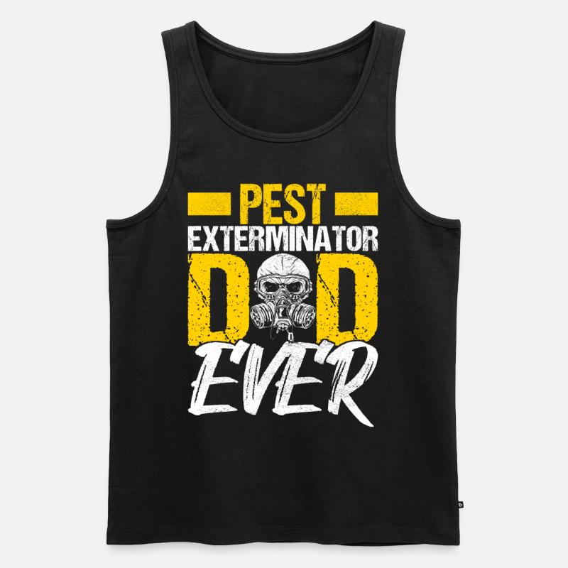 Schädlingsbekämpfung Kammerjäger - Männer Premium Bio Tank Top - Schwarz