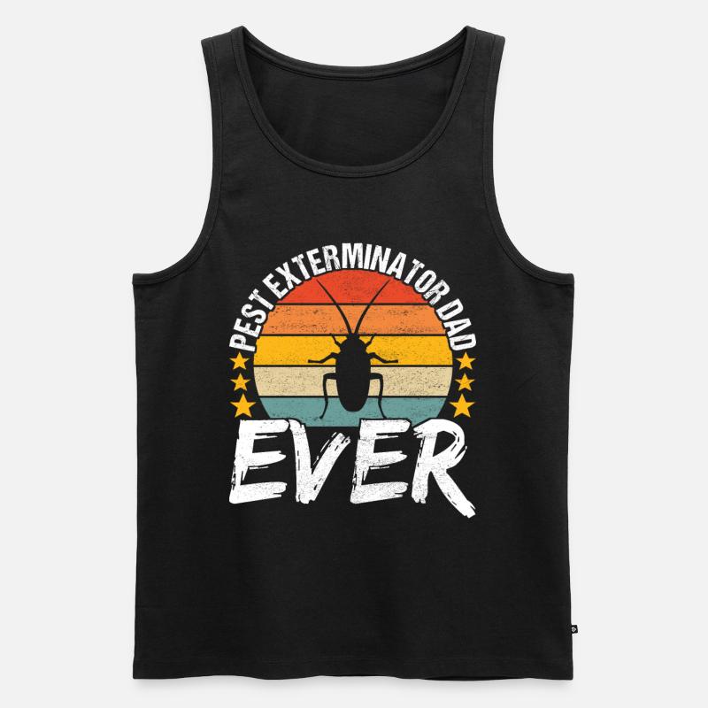 Pest Control Exterminator - Men's Premium Organic Tank Top - black