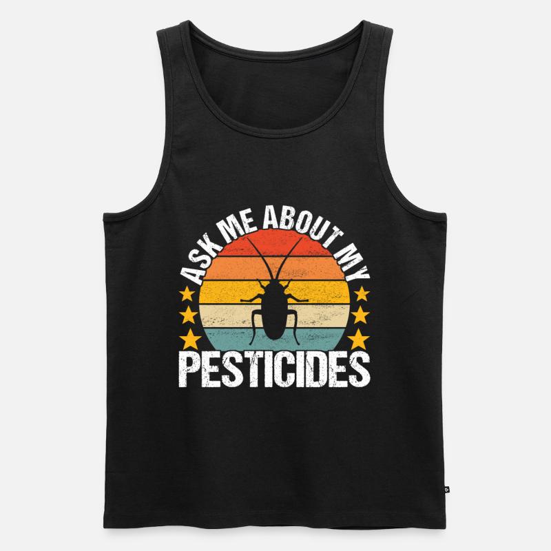 Schädlingsbekämpfung Kammerjäger - Männer Premium Bio Tank Top - Schwarz