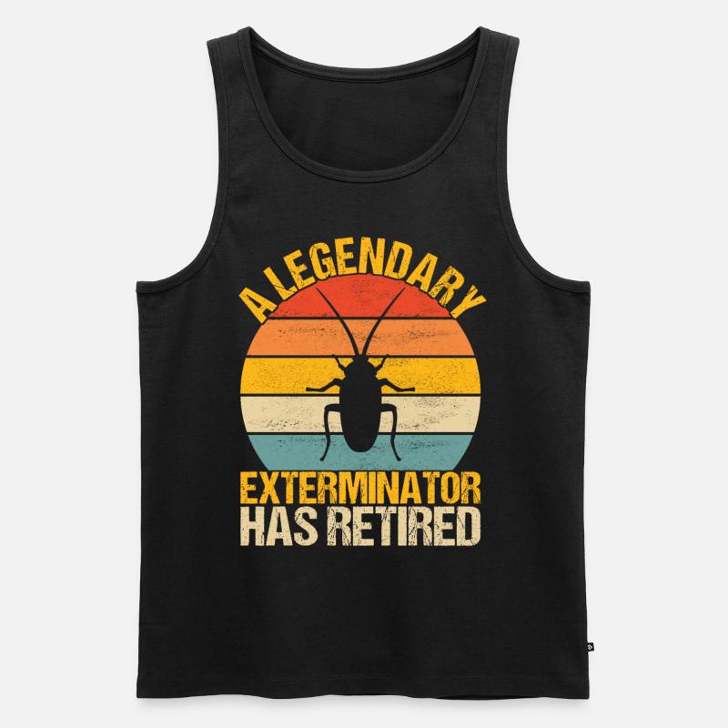 Schädlingsbekämpfung Kammerjäger - Männer Premium Bio Tank Top - Schwarz