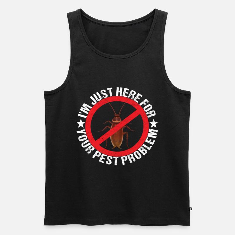 Pest Control Exterminator - Men's Premium Organic Tank Top - black