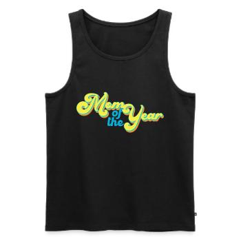 Mother of the Year Great Mom Vintage Style - Men's Premium Organic Tank Top - black - Front - Michal (187cm)