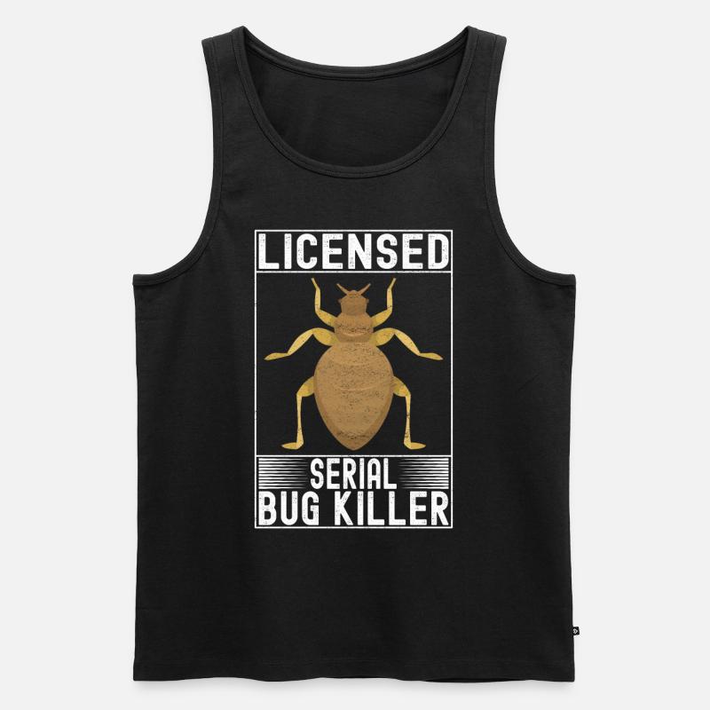 Schädlingsbekämpfung Kammerjäger - Männer Premium Bio Tank Top - Schwarz